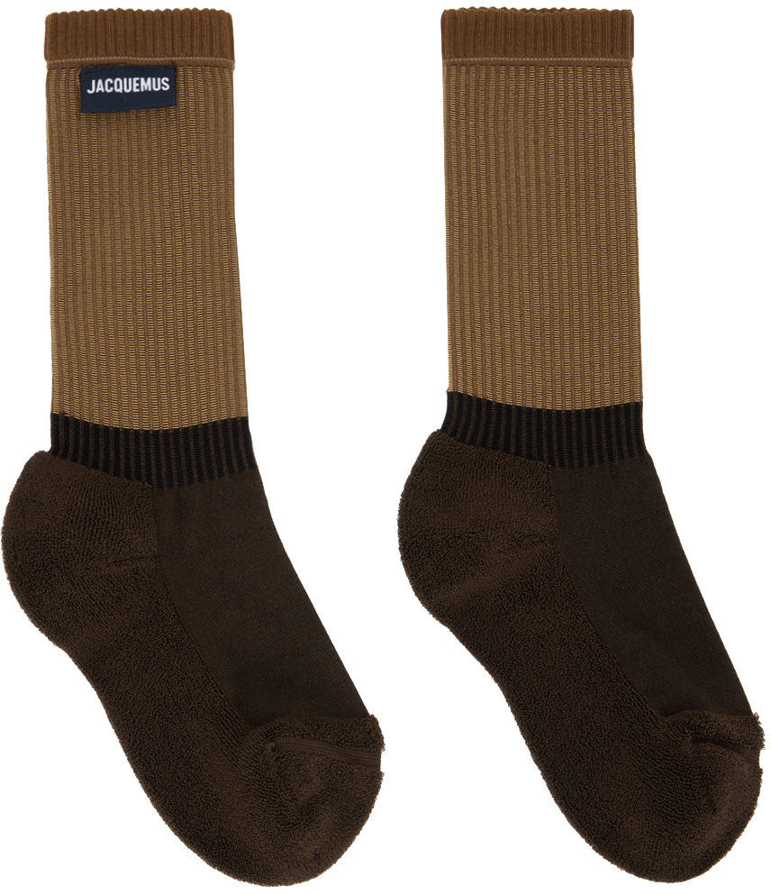 Chaussettes All Over N-Brands X Epplejeck Marron clair - Epplejeck