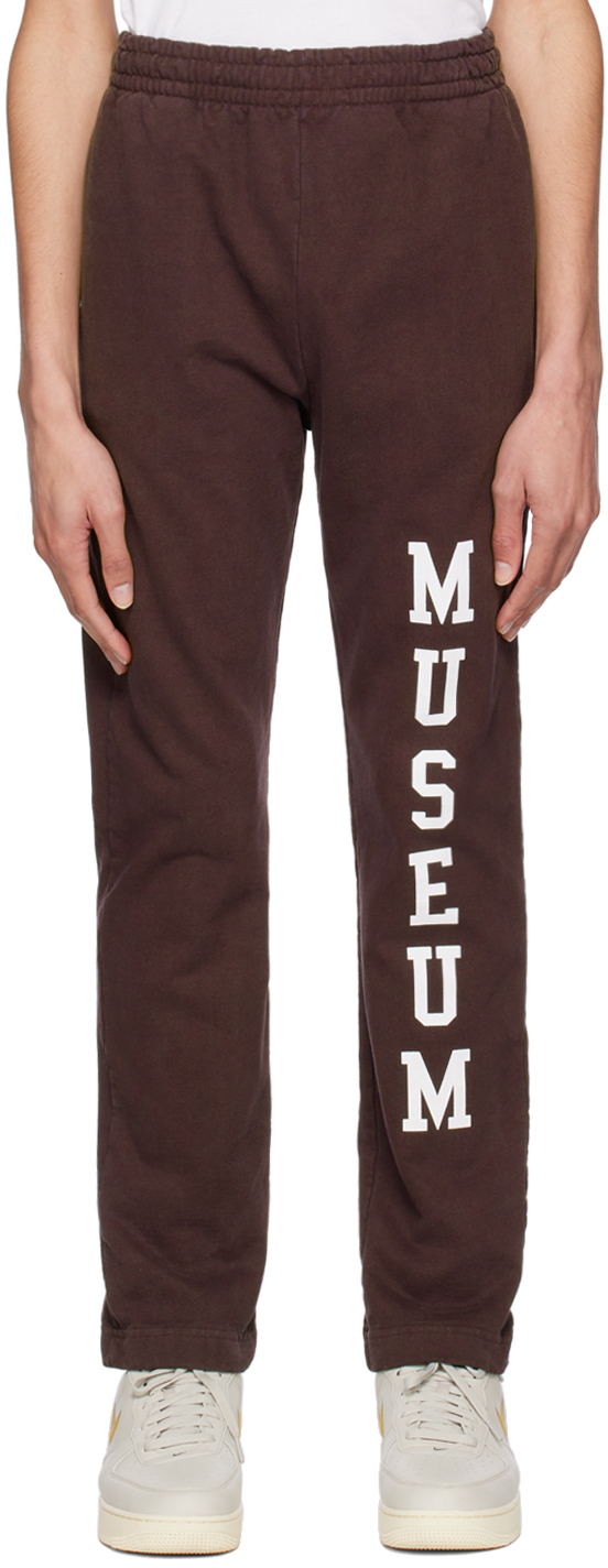 Museum Of Peace And Quiet Brown Varsity Lounge Trousers