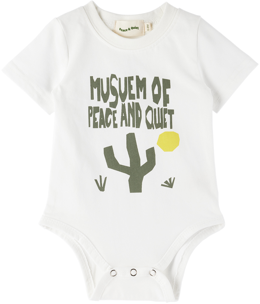 SSENSE Canada Exclusive Baby White Bodysuit by Museum of Peace & Quiet on  Sale