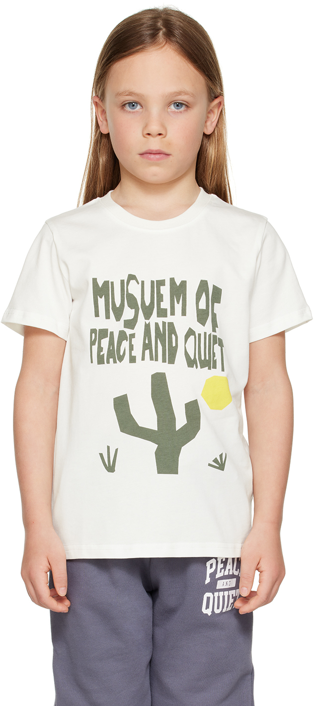Museum Of Peace And Quiet Ssense Exclusive Kids White T-shirt