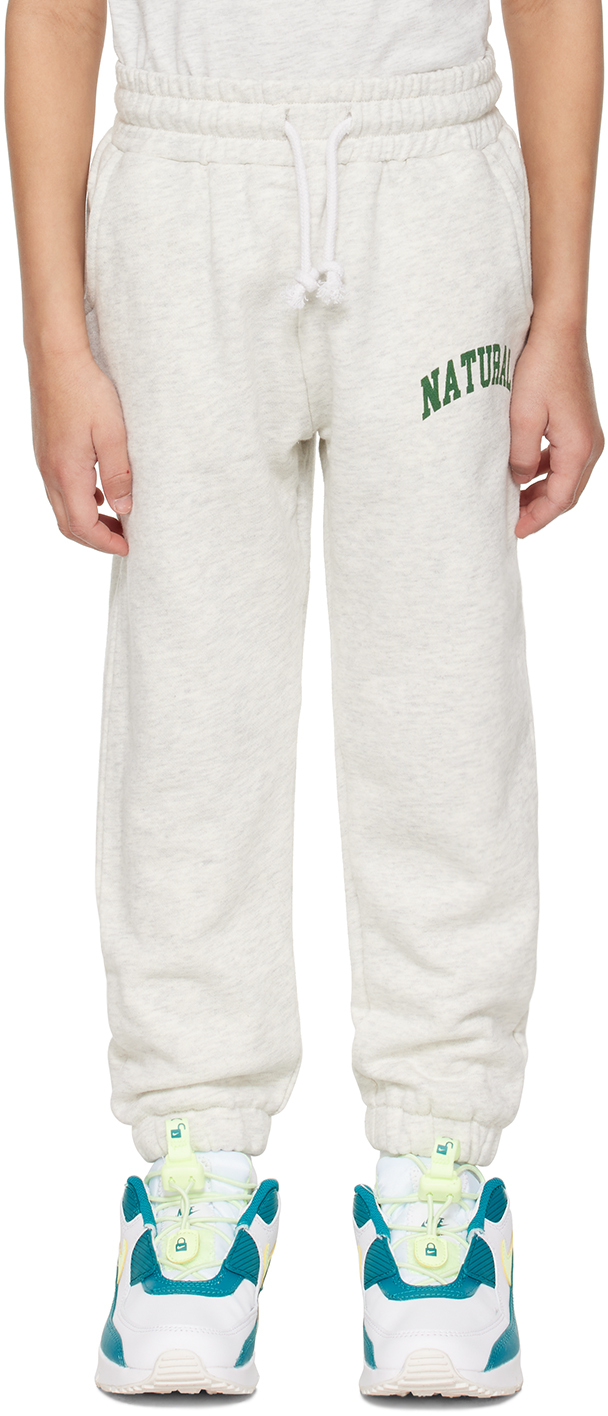 Museum Of Peace And Quiet Ssense Exclusive Kids Gray Lounge Pants In Heather