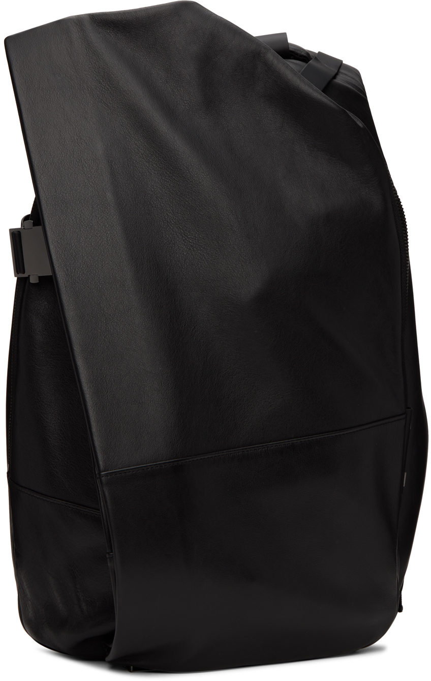 Black Medium Isar Alias Backpack by Côte&Ciel on Sale