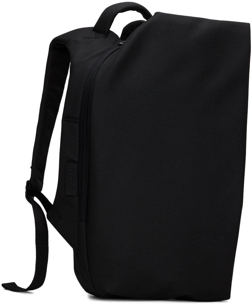 Black Small Isar Backpack by Côte&Ciel on Sale