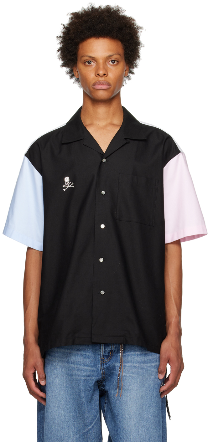 Mastermind Japan Black Crystal-cut Shirt