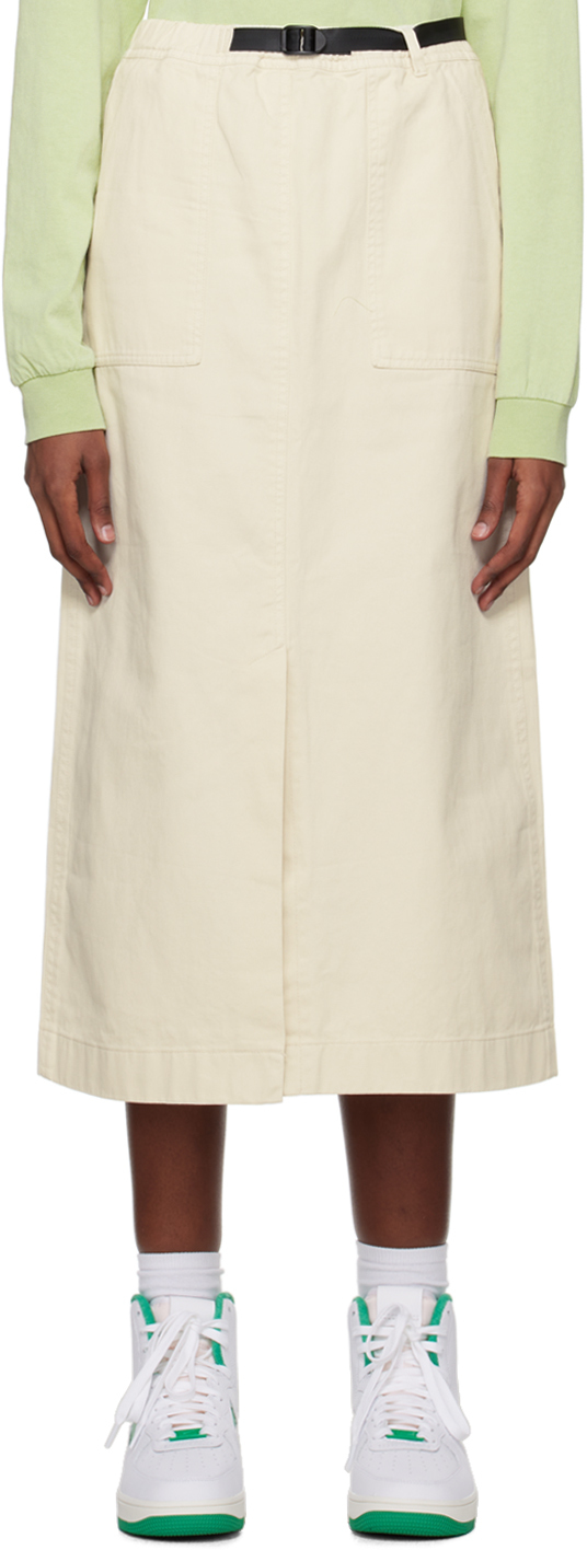 Gramicci Off-White Baker Midi Skirt