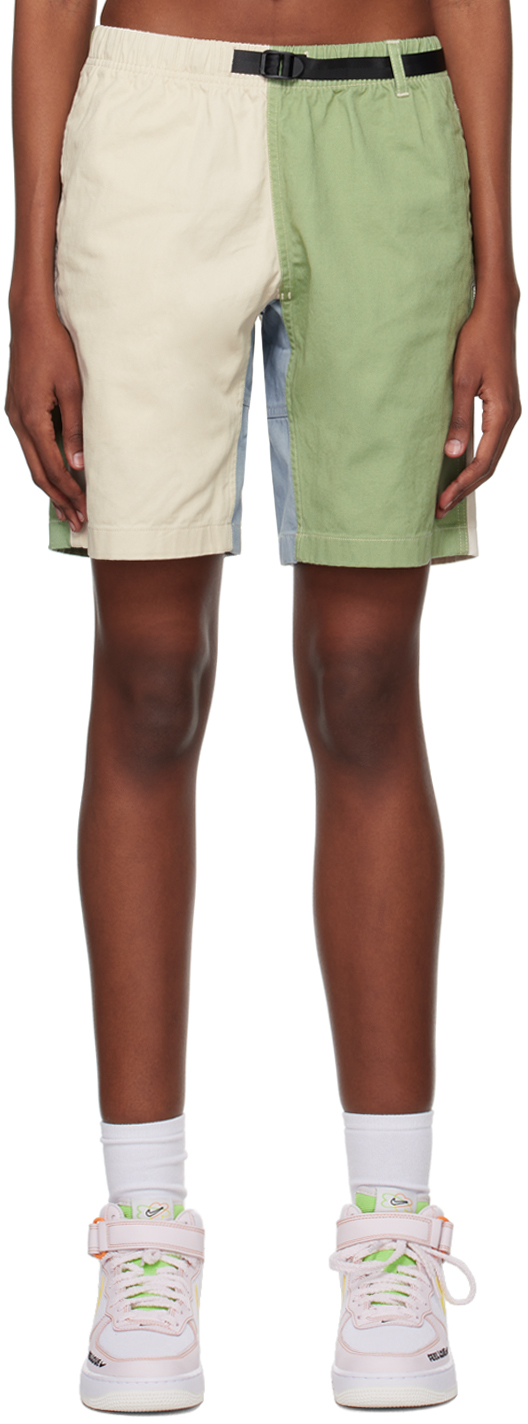 Gramicci Green & Off-white G Shorts In Crazy
