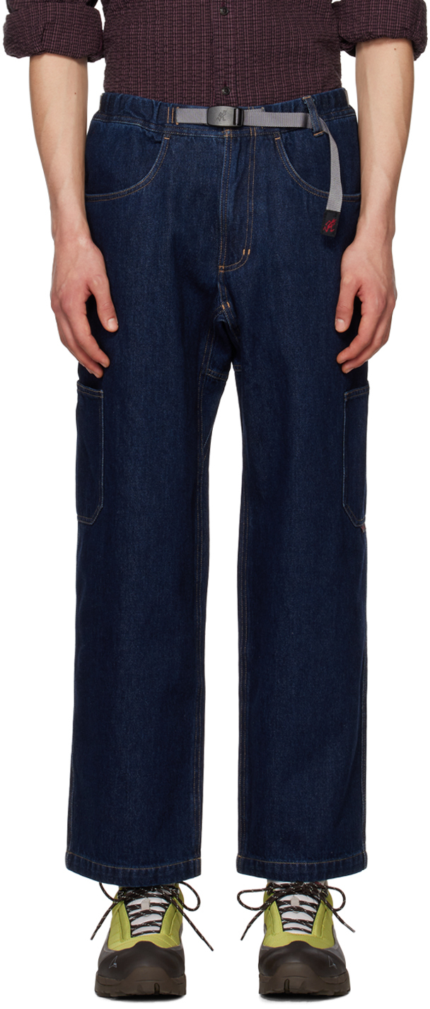 Blue Rock Slide Jeans by Gramicci on Sale