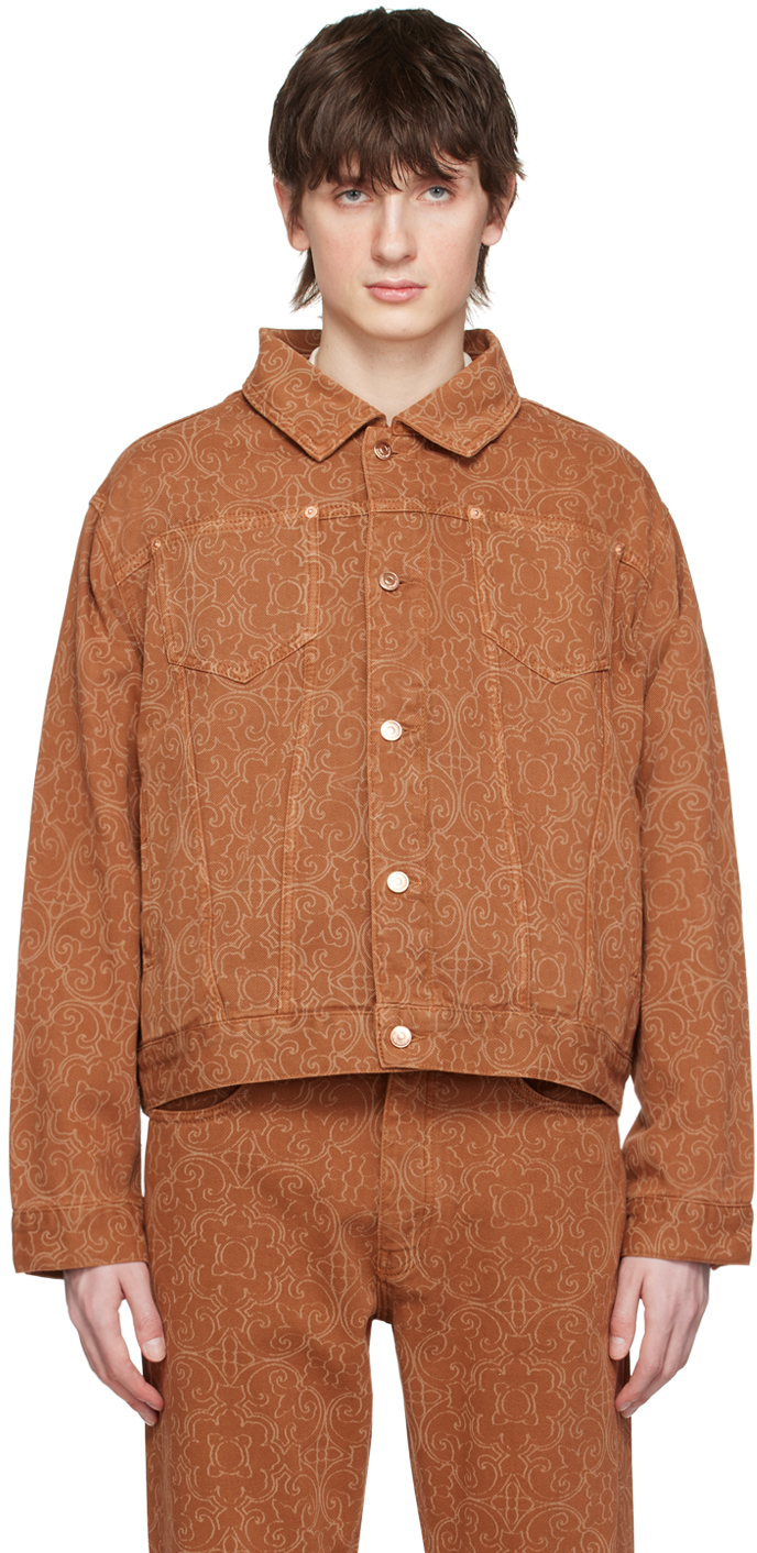 Brown 'La Veste Jeans Faïence' Denim Jacket