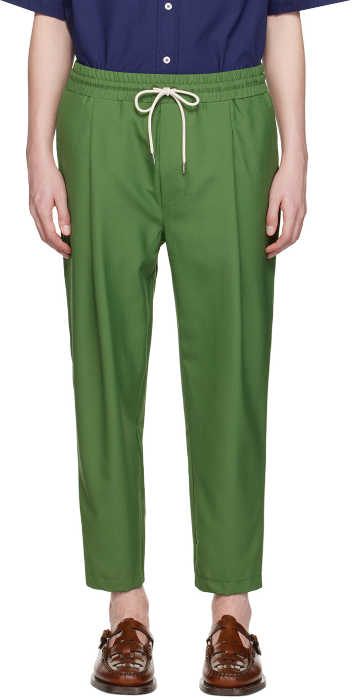 Drôle De Monsieur Green 'le Pantalon Signature' Trousers In Khaki