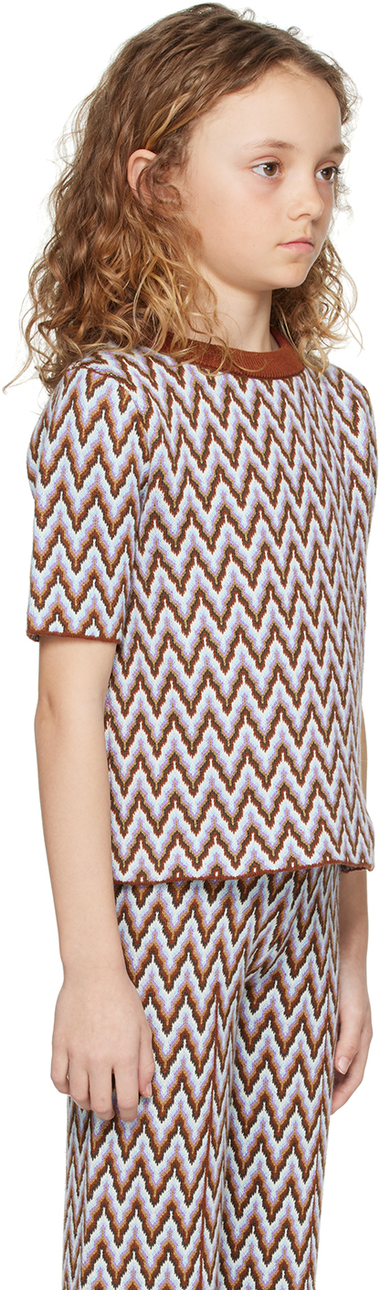 Misha And Puff Kids Multicolor Cale T-shirt In Provence Tempo 528