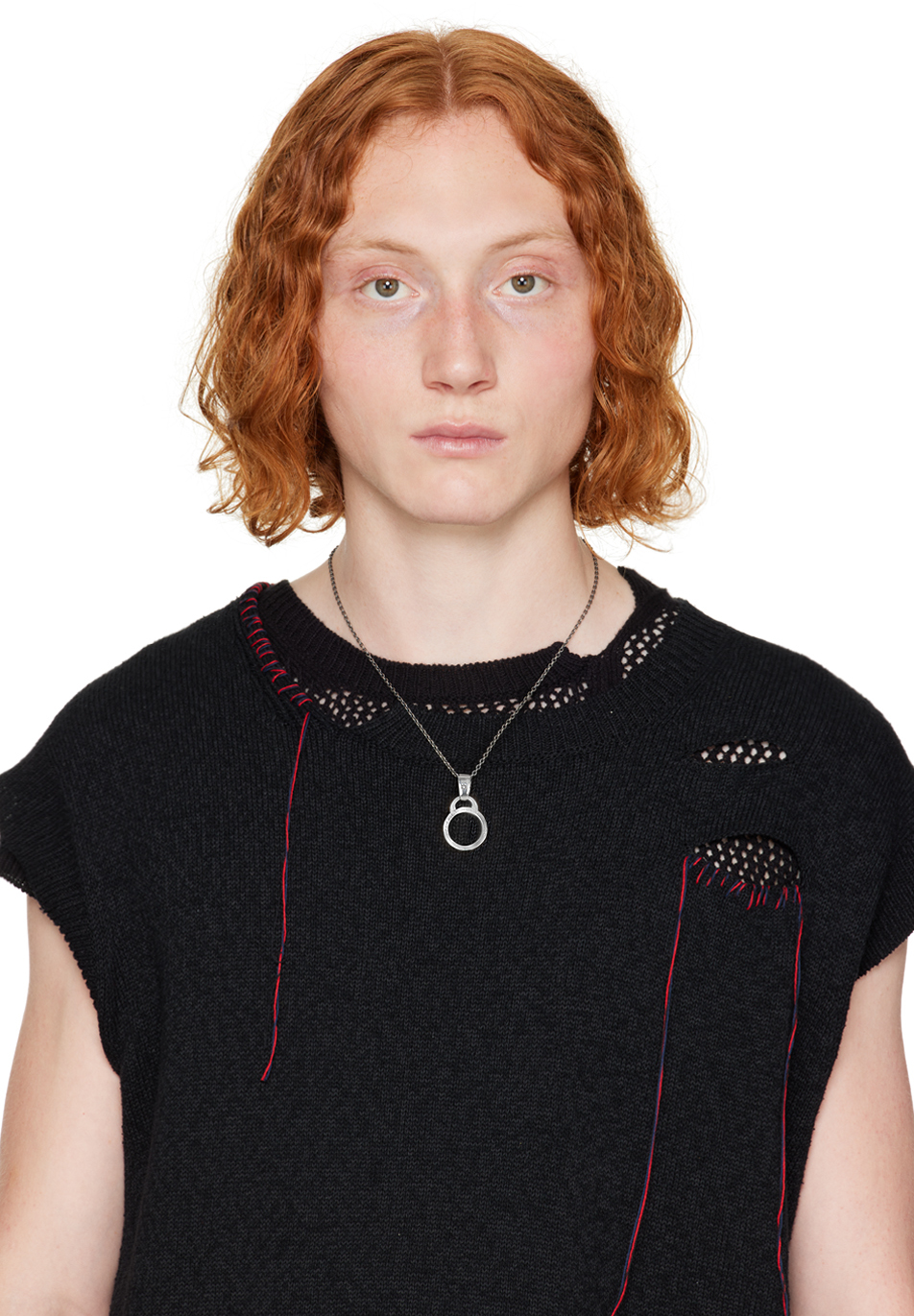 Yohji Yamamoto Dracula-engraved Pendant Necklace - Farfetch