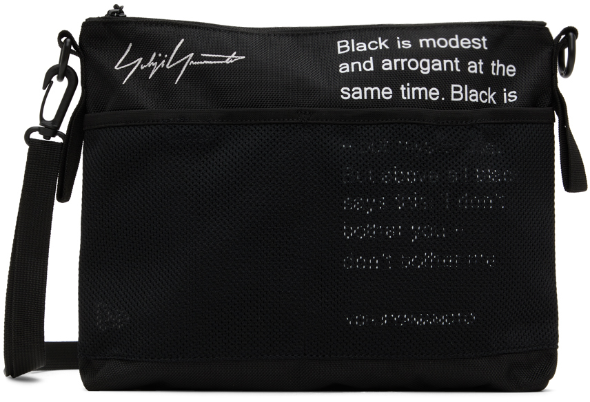 Yohji Yamamoto Black New Era Edition Bag In 1 Black