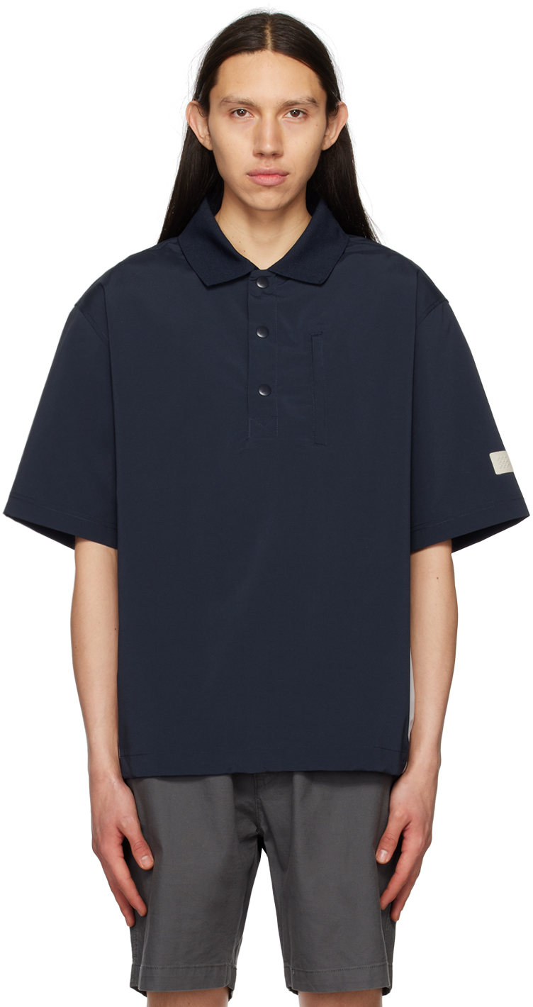 Manors Golf: Navy Frontier Polo | SSENSE Canada