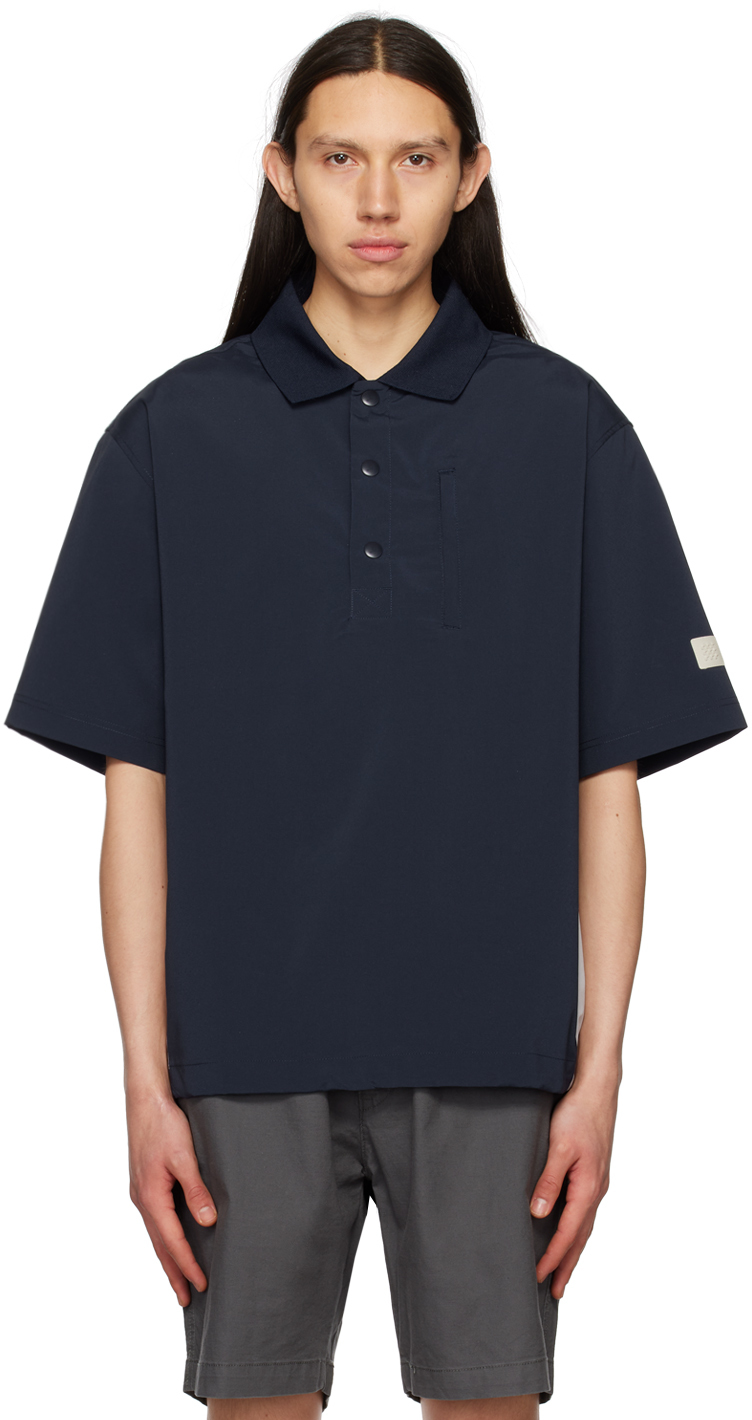 Manors Golf Navy Frontier Polo