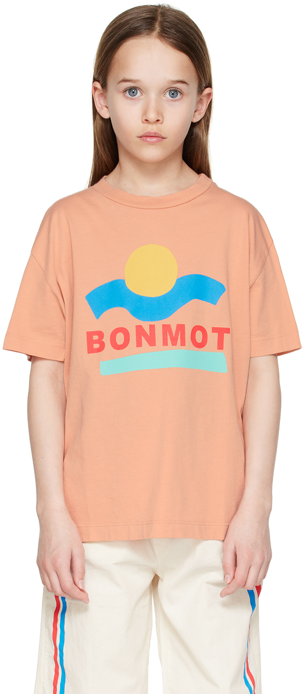 Bonmot Organic Kids Orange Sunset T-shirt