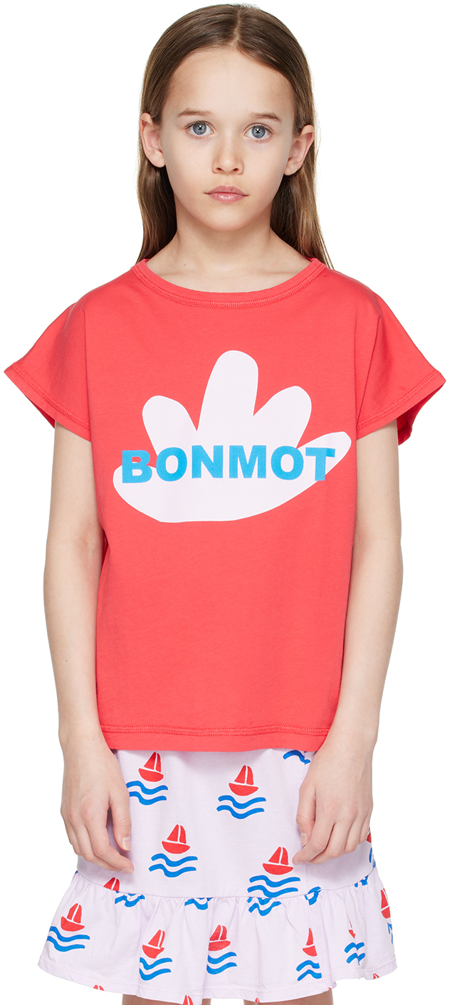 Bonmot Organic Kids Red Seaweed T-shirt