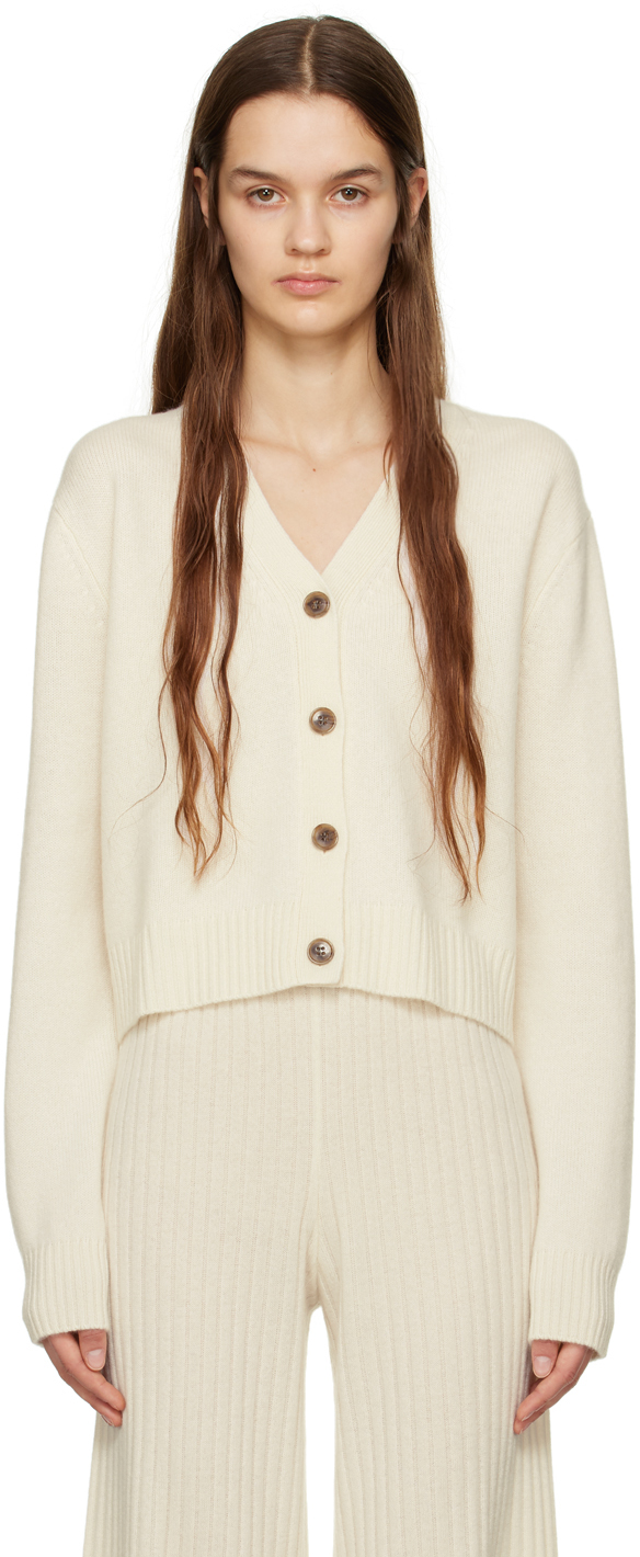LISA YANG Off-White 'The Marion' Cardigan