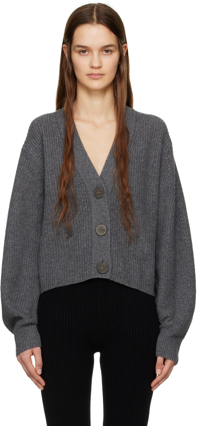 LISA YANG Gray 'The Minna' Cardigan
