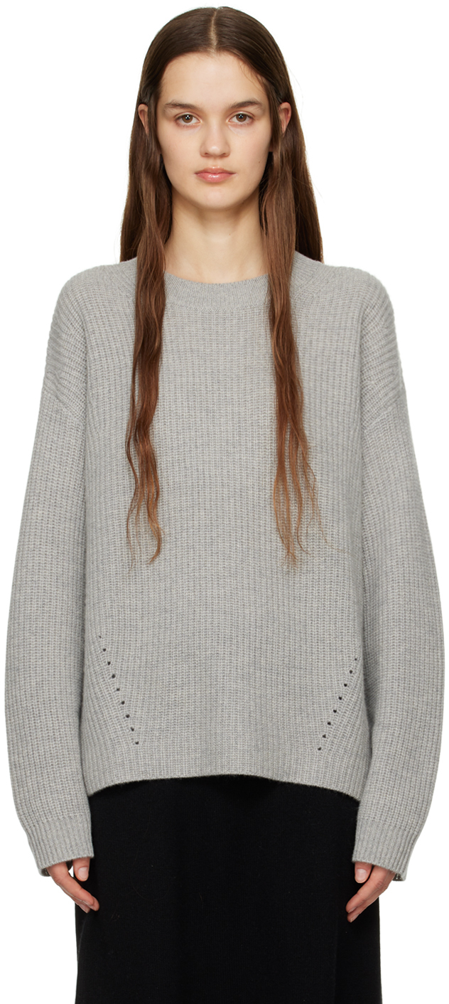 LISA YANG Gray 'The Elise' Sweater
