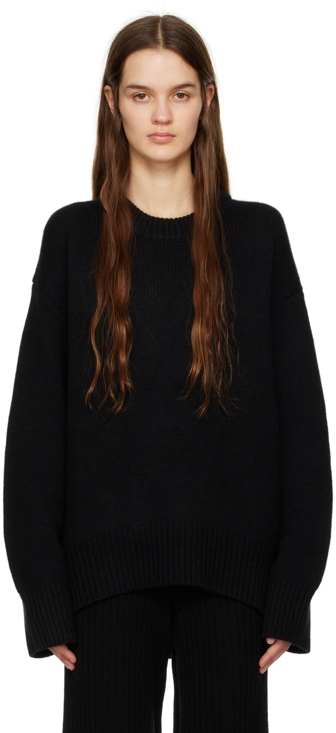 LISA YANG: Black 'The Noor' Sweater | SSENSE