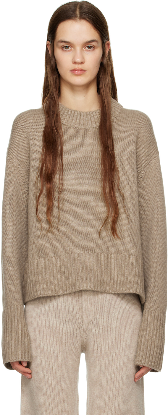 LISA YANG: Beige 'The Sony' Sweater | SSENSE Canada
