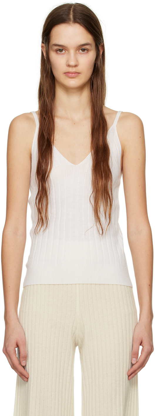 Lisa Yang Off-white 'the Cleo' Camisole In Iv Ivory