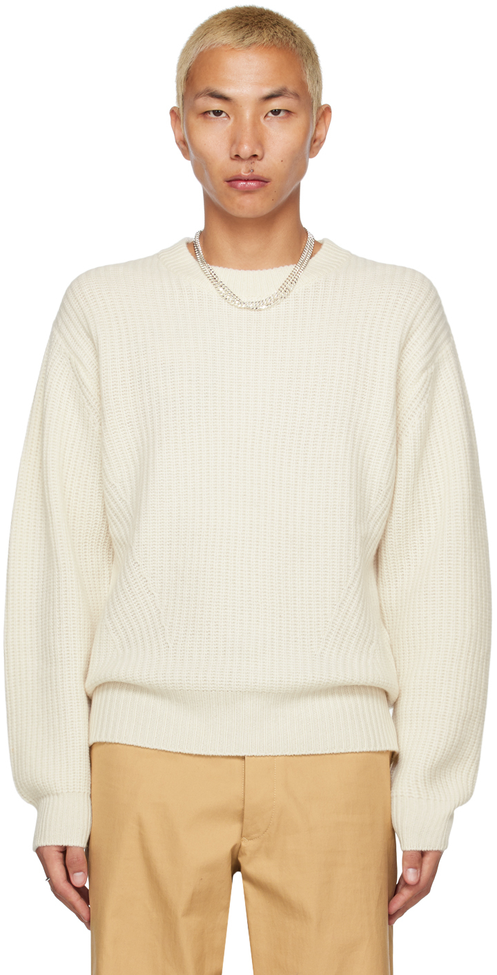 Lisa Yang Off-white 'the Cyrille' Sweater In Cream