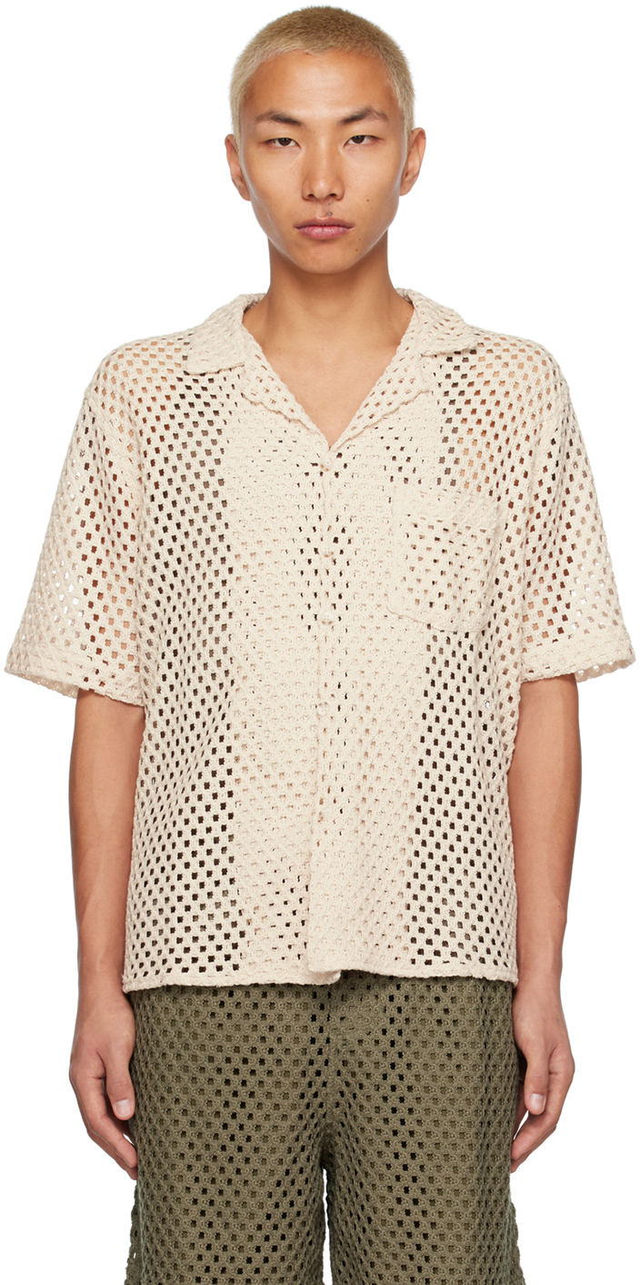 COMMAS: Off-White Button Up Shirt | SSENSE