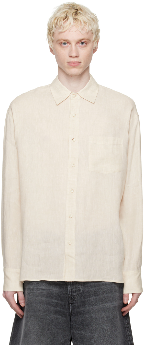 COMMAS: Beige Relaxed Shirt | SSENSE