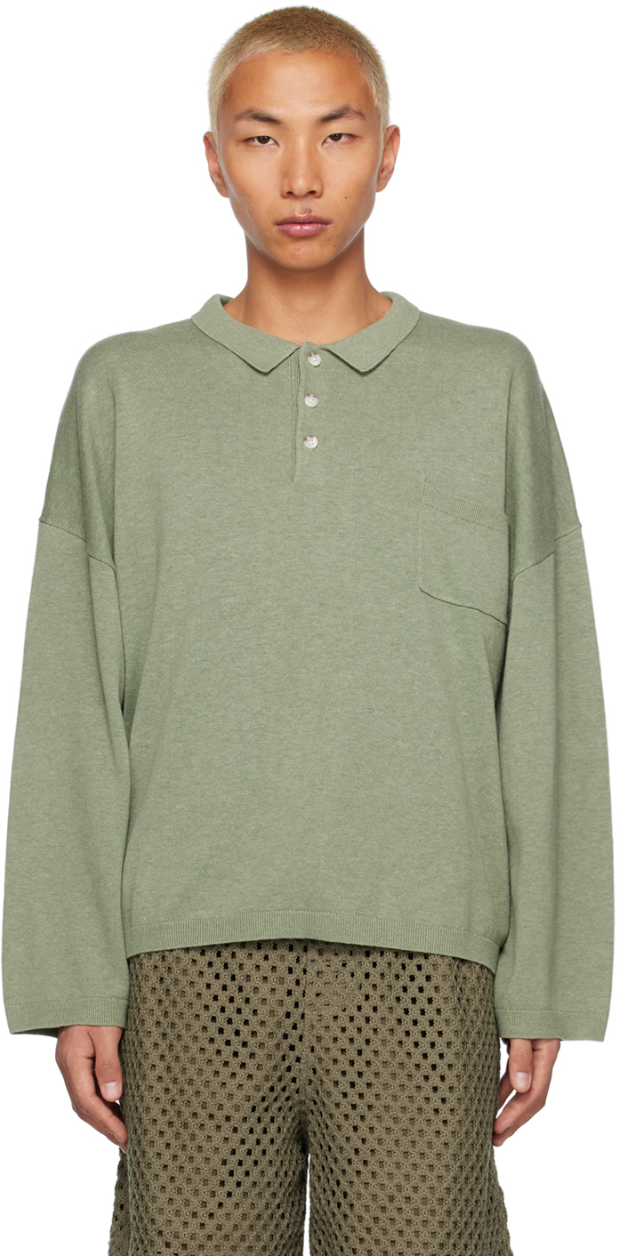 Green Relaxed Polo