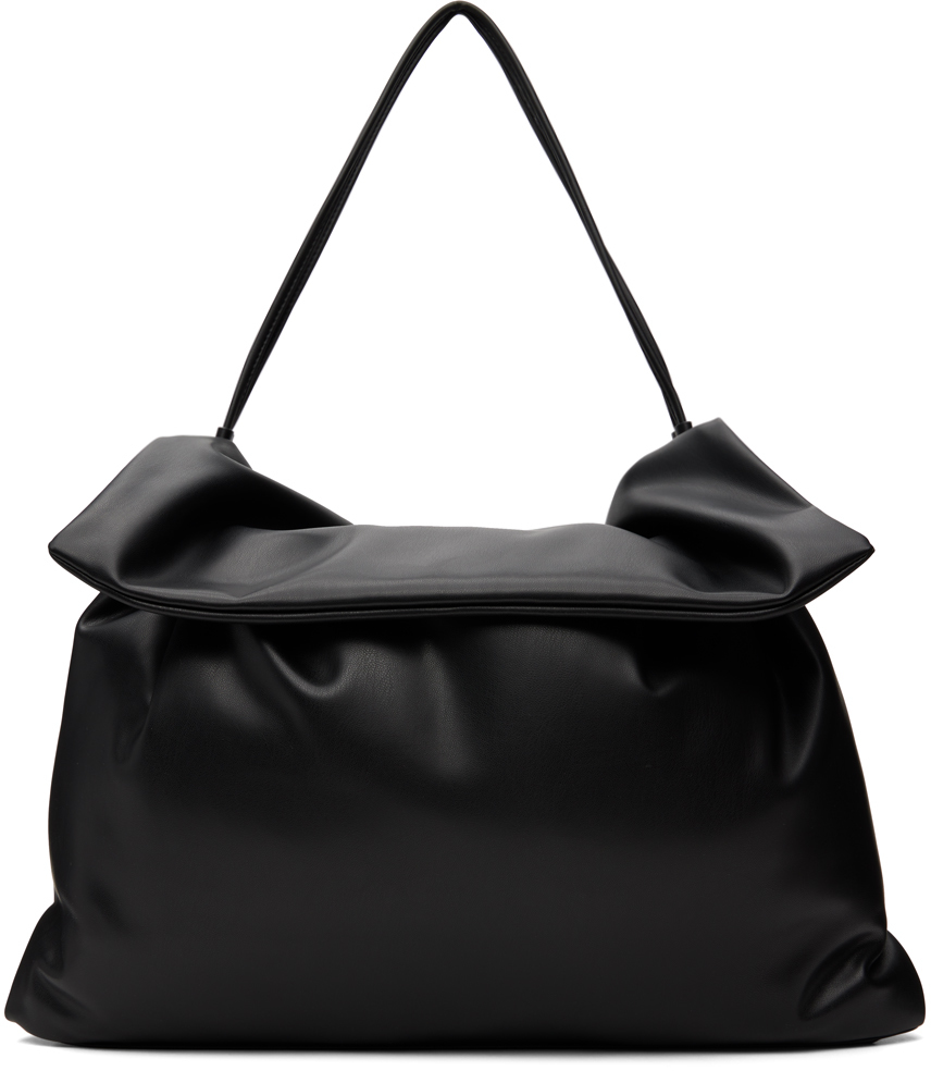 Blossom Black Faco Shirring Bag