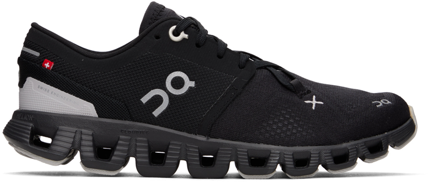On Cloud X 3 Sneaker In Black