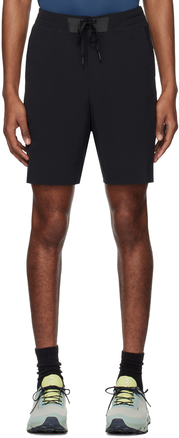 On: Black Hybrid Shorts | SSENSE