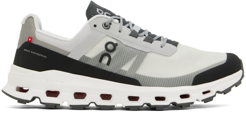 On Off-White & Gray Cloudvista Sneakers