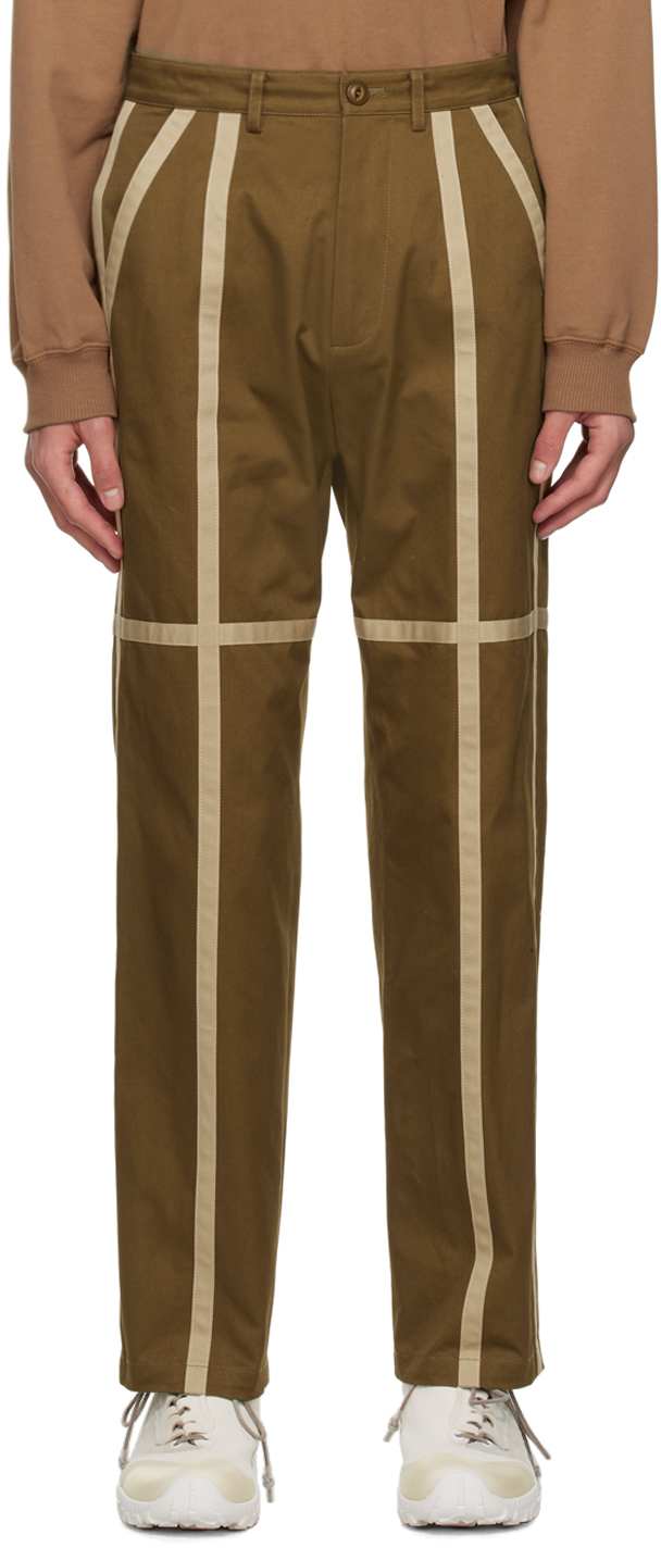 Kijun Ssense Exclusive Brown Trousers