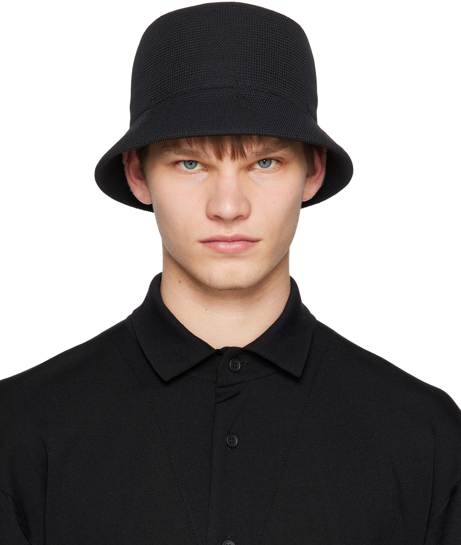 CFCL: Black Mesh Bucket Hat | SSENSE UK