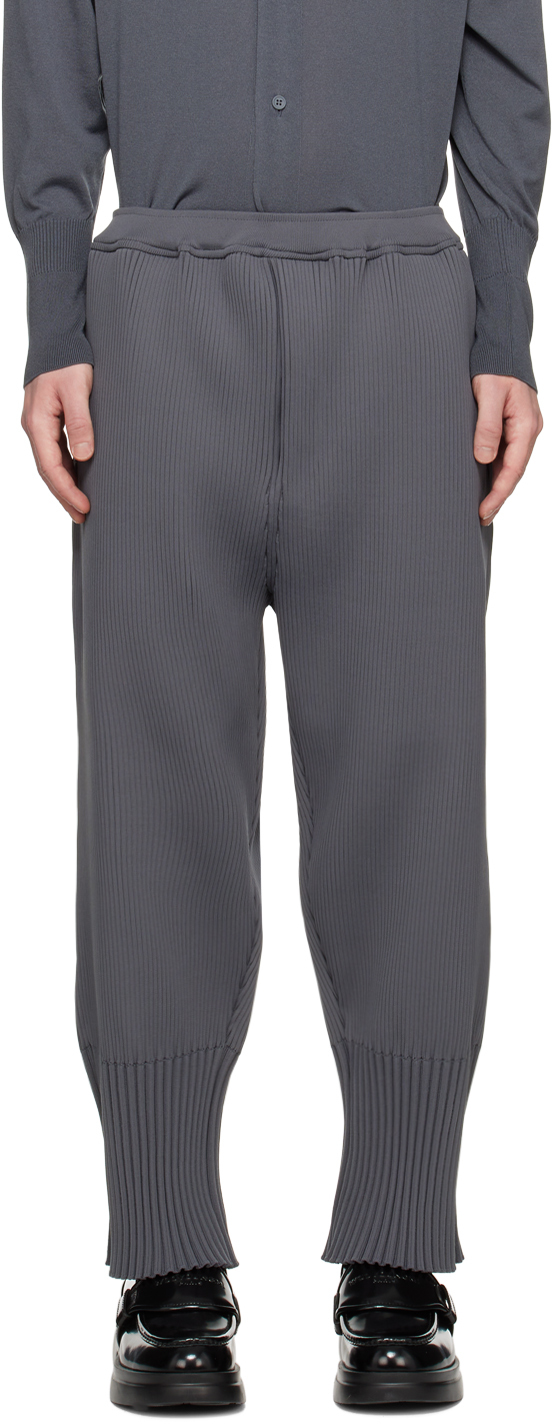 CFCL elasticated-waistband detail trousers - Grey