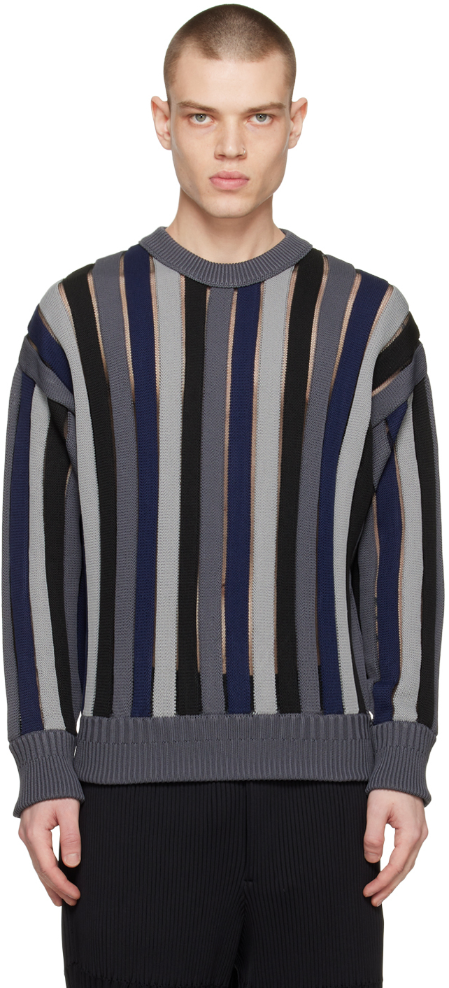 CFCL: Multicolor Louver Sweater | SSENSE