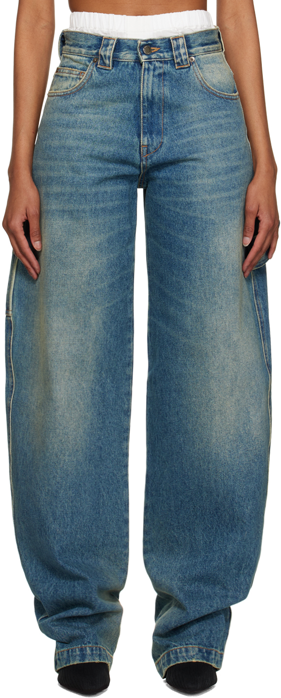 DARKPARK: Blue Audrey Jeans | SSENSE