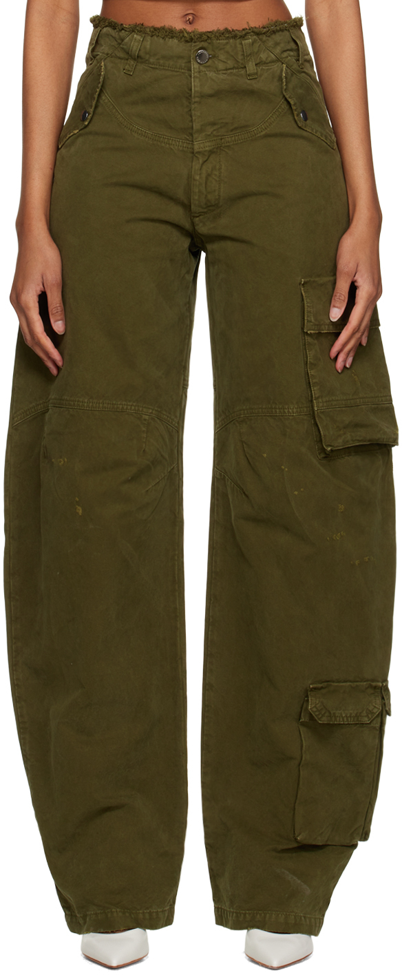 DARKPARK: Green Rosalind Jeans | SSENSE