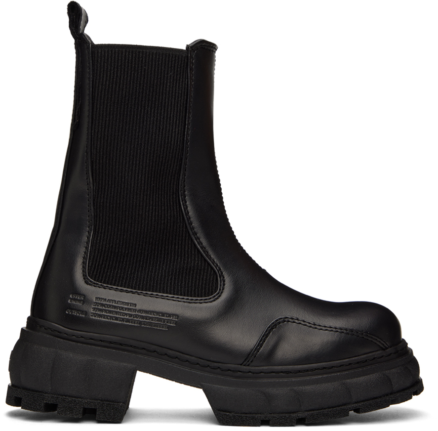 Viron Black Paradigm Boots In 990 Black