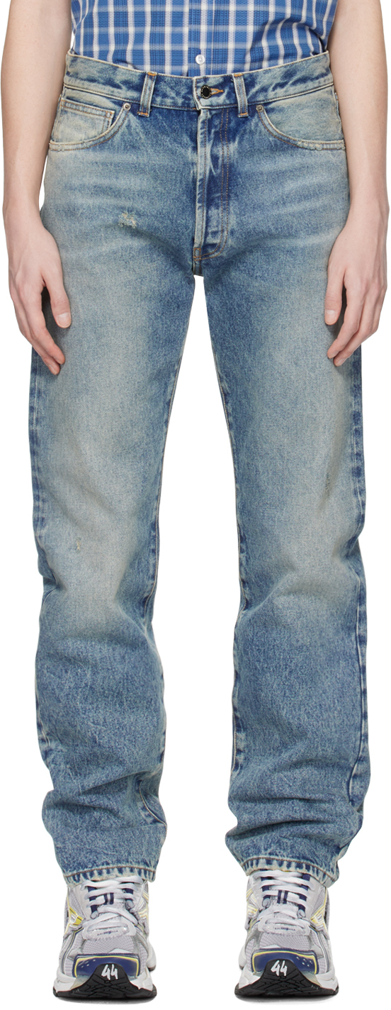 DARKPARK: Blue Larry Jeans | SSENSE