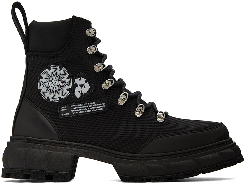 Viron Black Disruptor Boots In 990 Black | ModeSens