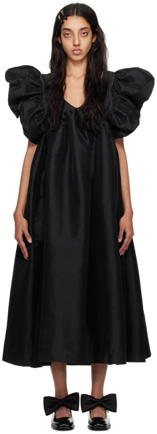 【関税込み】Kika Vargas ブラック Adriana マキシドレス Black Adriana Maxi Dress by Kika Vargas on Sale