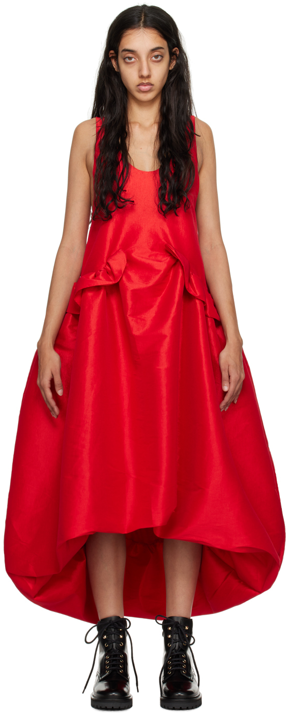 Kika Vargas: Red Ramya Maxi Dress | SSENSE UK