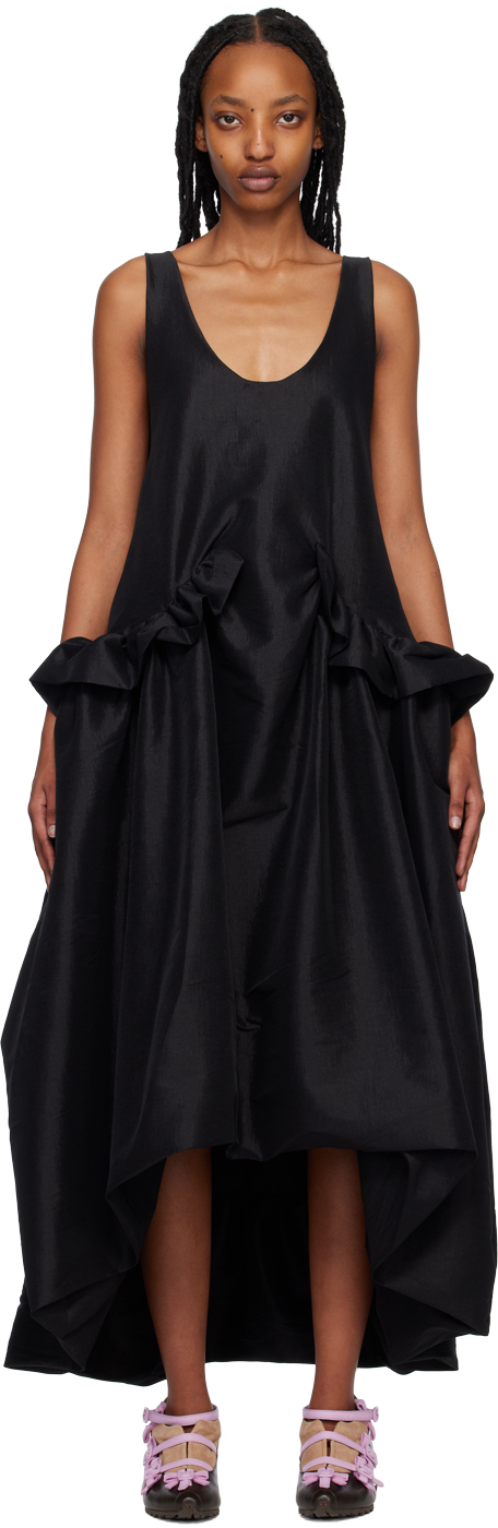 Kika Vargas: Black Ramya Maxi Dress | SSENSE UK