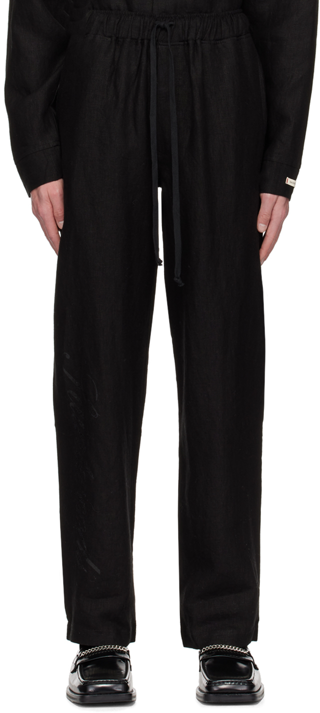 Black Relaxed Trousers