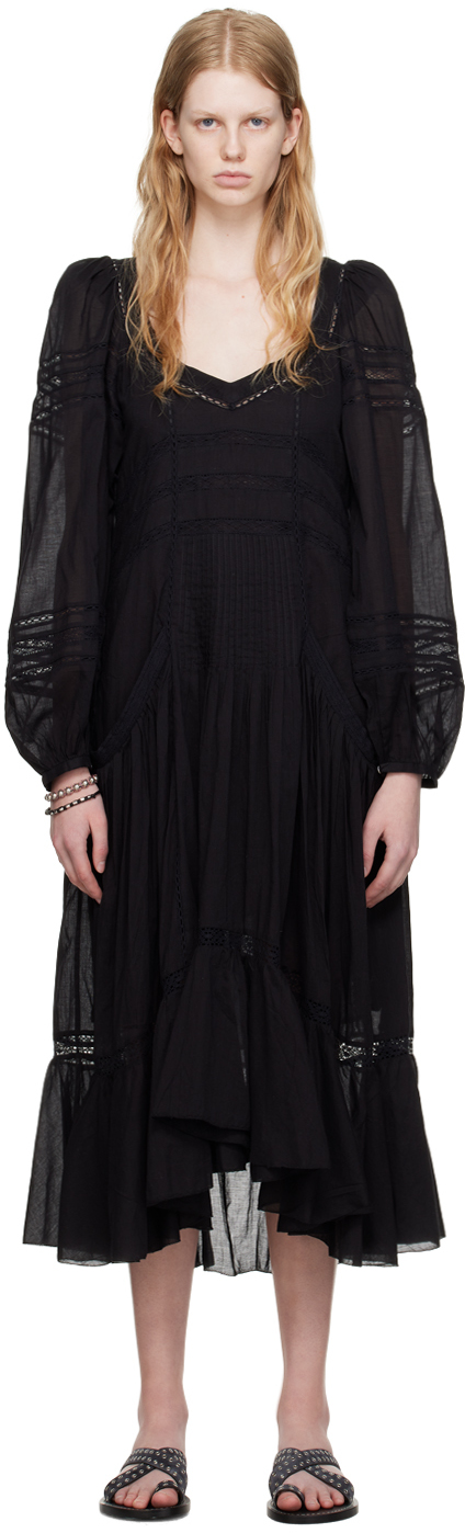 imod Melbourne synge Isabel Marant Étoile Mid-length Flared Dress In Black | ModeSens