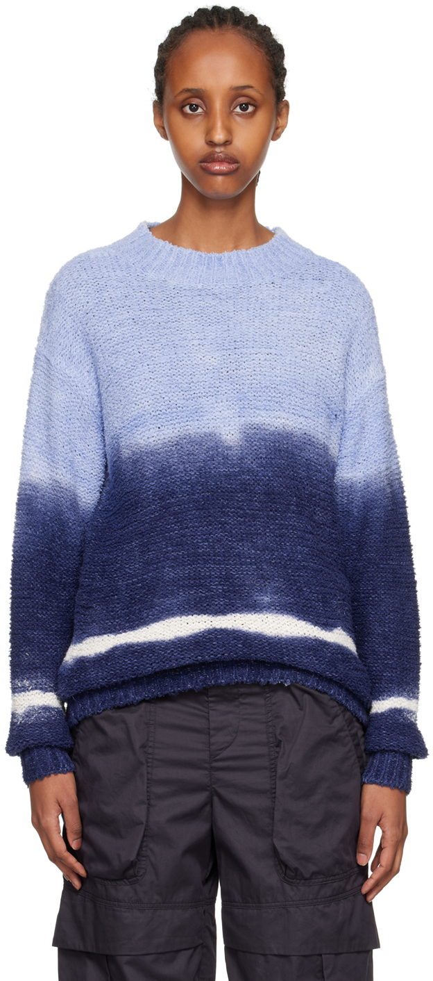 Isabel Marant Étoile Blue & Navy Happy Sweater In Bupu Blue/purple
