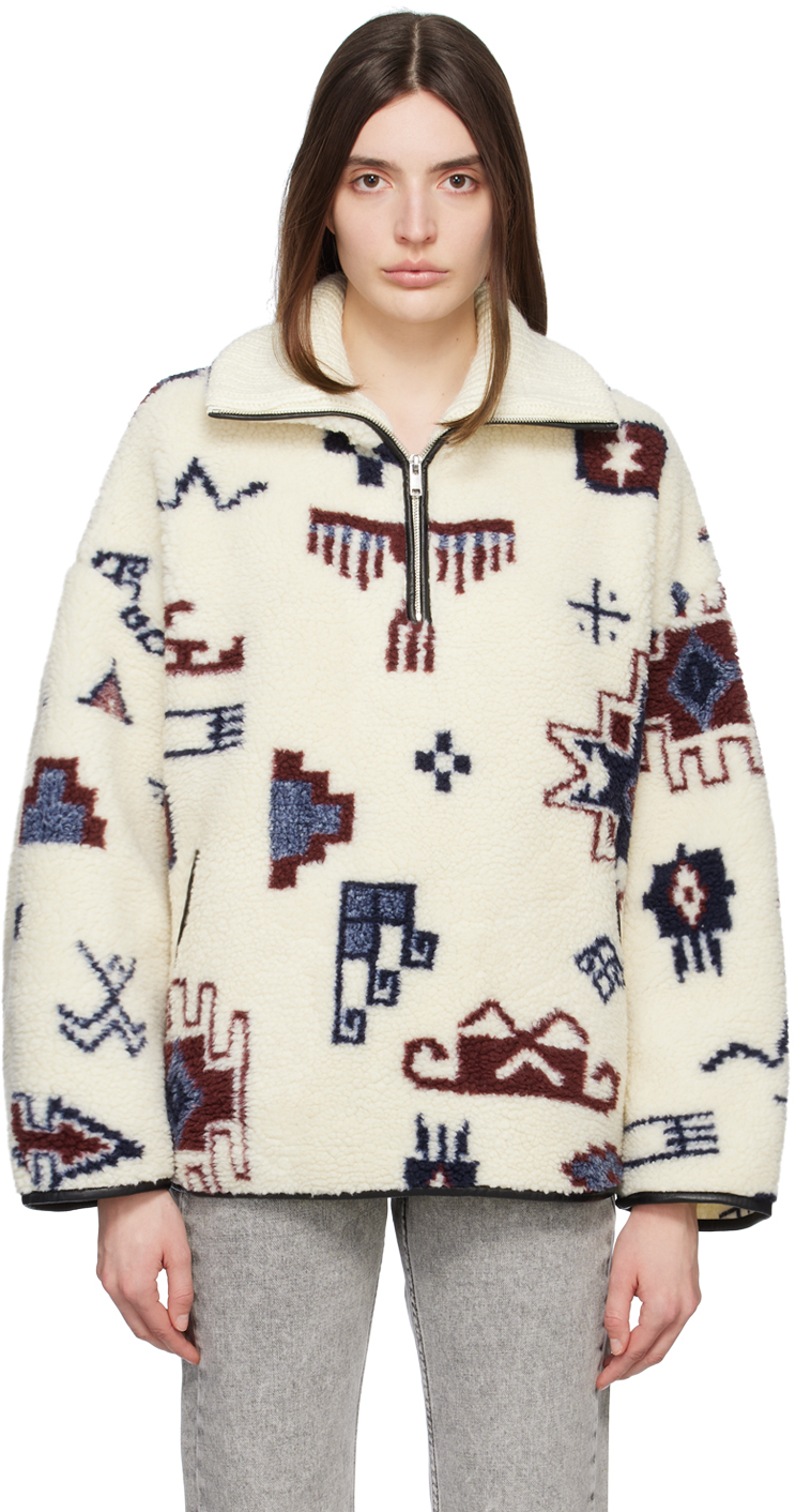 Isabel Marant Étoile Off-white Marner Sweater In 23ec Ecru ModeSens